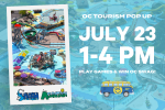 Ocean City Tourism Pop Up at Jolly Roger Splash Mountain